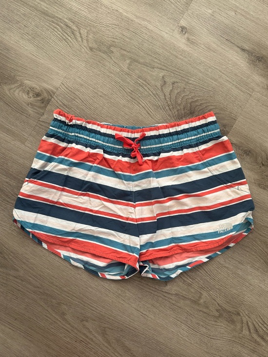 The North Face Pants - The North Face Women’s Striped 4” Board Shorts w Speed Dry - Coral, Navy & Teal